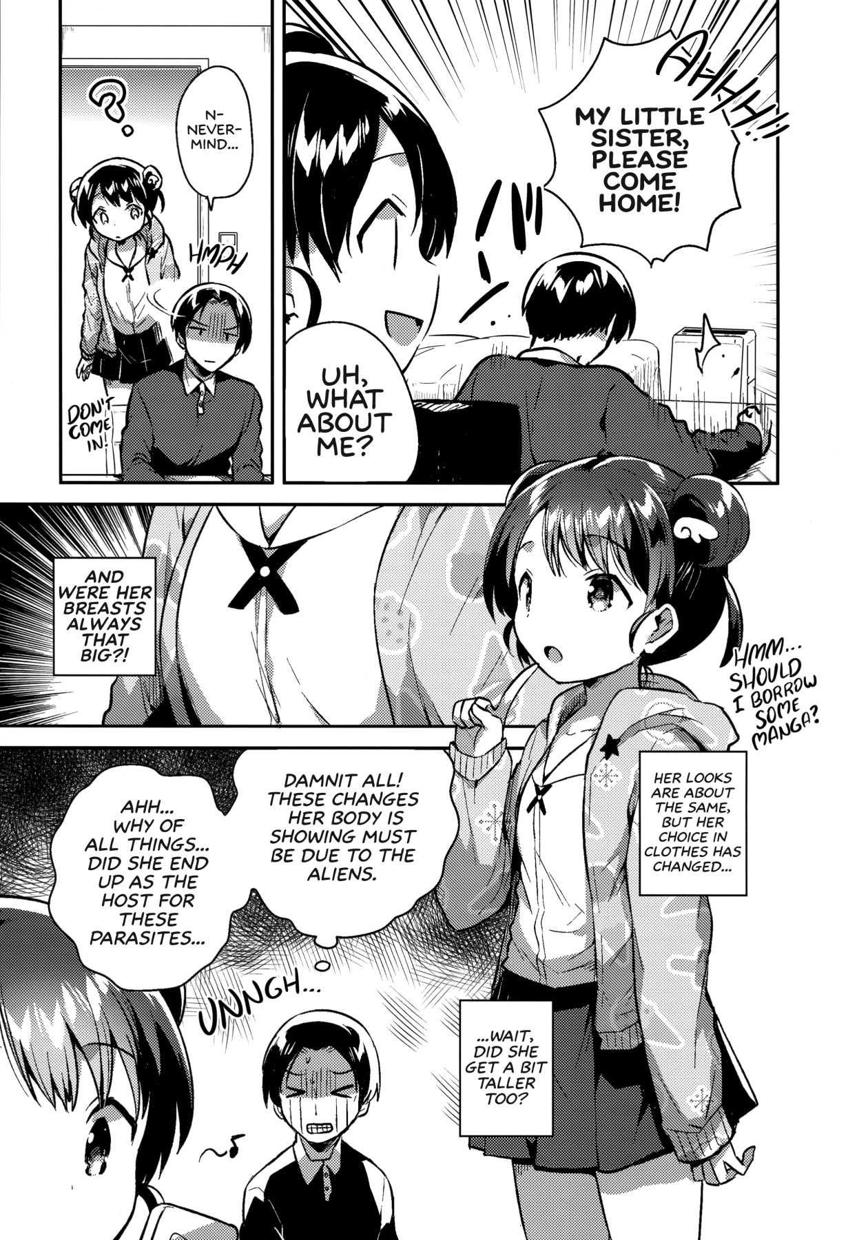 Hentai Manga Comic-My Little Sister Is an Alien-Read-6